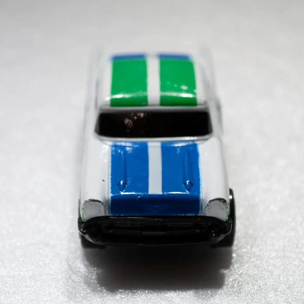 1999 Matchbox 57 Chevrolet Bel Air Diecast Car Striped 1957 Chevy Toy Classic